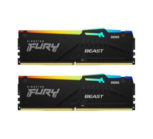 KINGSTON FURY 64GB (2x32GB) DDR5 5600MT/s CL40 FURY Beast Black RGB XMP