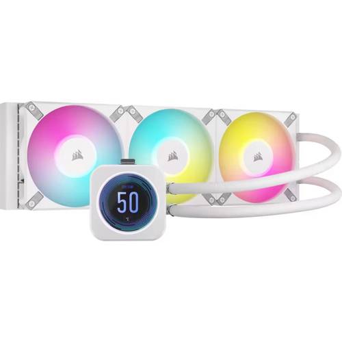 CORSAIR iCUE H150i ELITE LCD XT Liquid CPU Cooler White