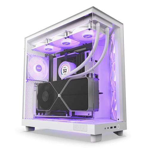 NZXT H6 Flow Mid-Tower RGB Case White
