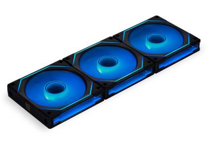 LIAN LI  UNI FAN SL-INF REVERSE BLADE 3 Pack Black