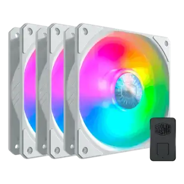 Cooler Master Sickleflow 120 ARGB Triple Case Fan White 120mm