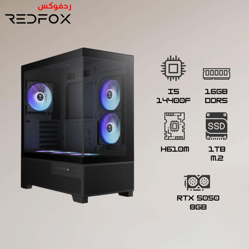تجميعة بي سي  i5-14400F┃RTX5050 (H610)