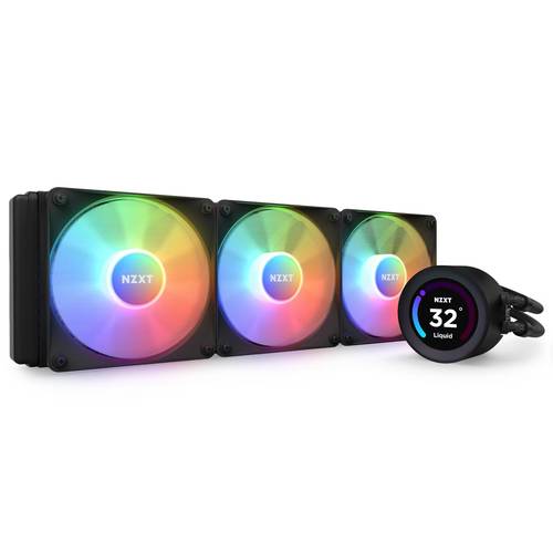 NZXT Kraken Elite 360 RGB Liquid Cooler with Display Black