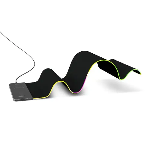 Vertux RaftPad-Qi RGB Gaming Mousepad with Wireless Charger