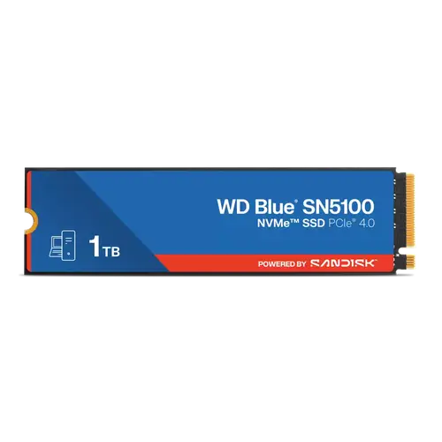 WD Blue SN5100 1TB NVMe SSD M.2 7,100MB/s