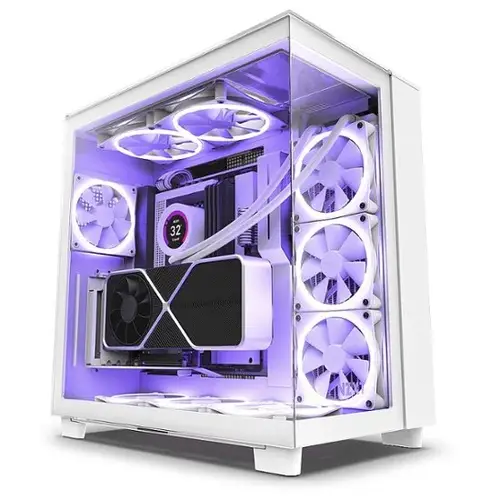 NZXT H9 Elite Mid-Tower RGB Case White