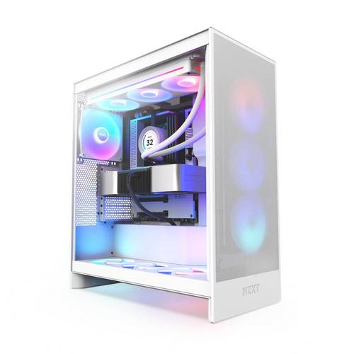 NZXT H7 Flow Mid-Tower RGB Case White