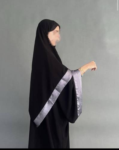 Abaya #142 باللون السماوي