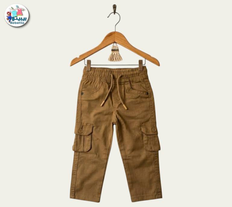 Boys Heavy Fade Clean Look Pure Cotton Cargo Jogger 550E \ G613153