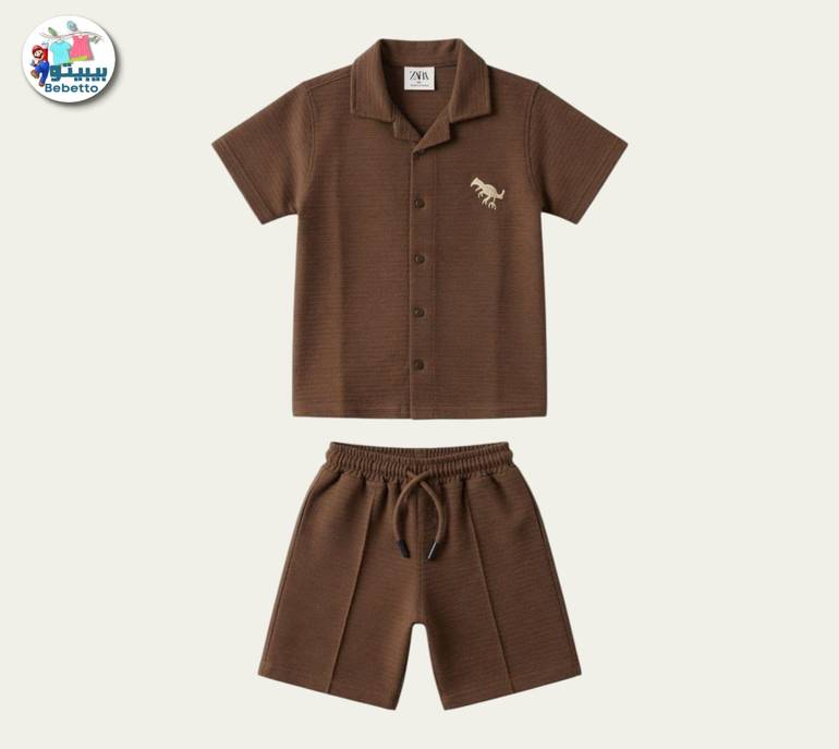 Short-Sleeved Shirt And Matching Shorts 350F \ G519134