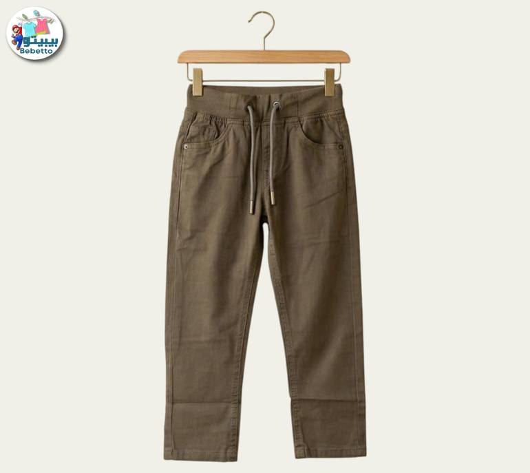 Boys Heavy Fade Clean Look Pure Cotton Cargo Jogger 550F \ G615163