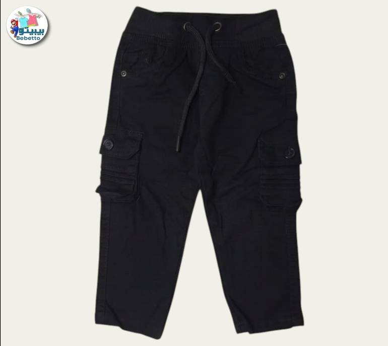 Boys Heavy Fade Clean Look Pure Cotton Cargo Jogger 600F \ G613149