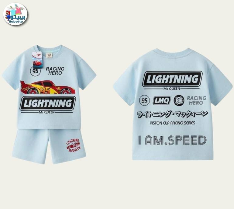 2pcs Short-sleeved T'shirt and matching shorts 600F \ G062999
