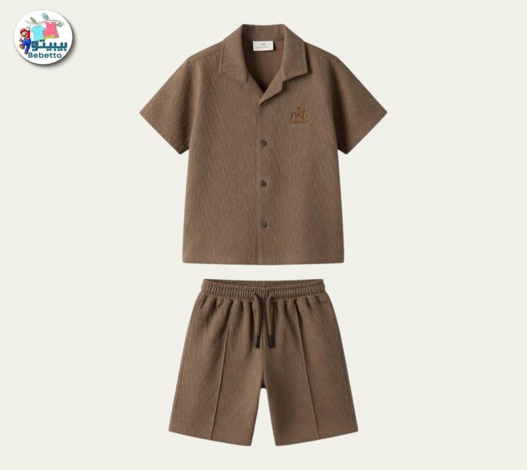 Short-Sleeved Shirt And Matching Shorts 350F \ G519140