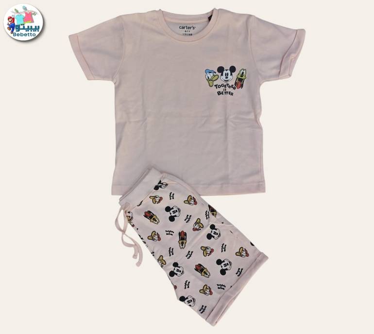 2pcs Short-sleeved T'shirt and matching shorts 650D \ G523212