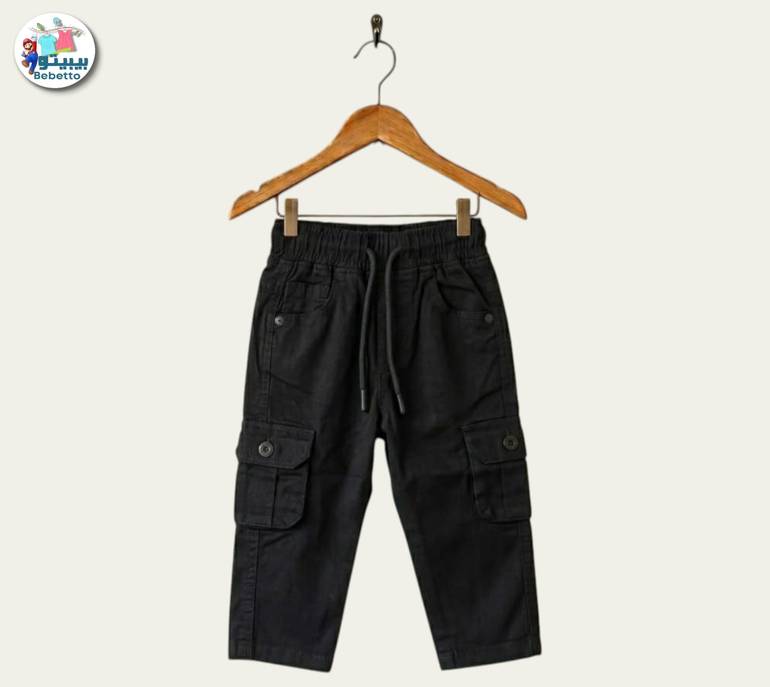 Boys Heavy Fade Clean Look Pure Cotton Cargo Jogger 550E \ G613157