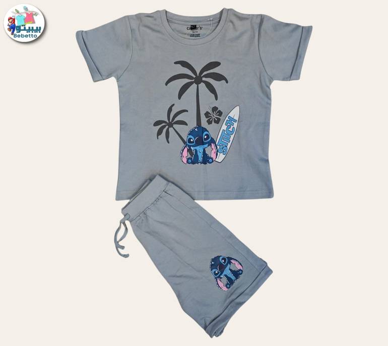2pcs Short-sleeved T'shirt and matching shorts 700D \ G523184