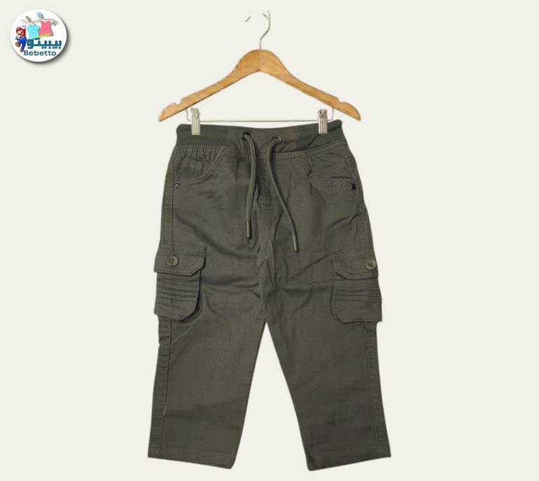 Boys Heavy Fade Clean Look Pure Cotton Cargo Jogger 550E \ G613145