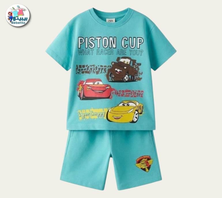 2pcs Short-sleeved T'shirt and matching shorts 600F \ G629115