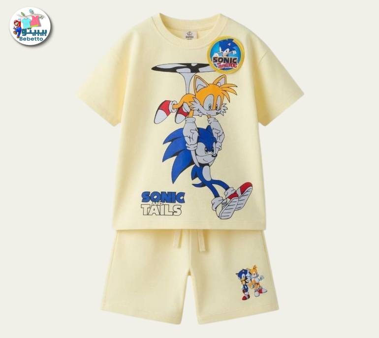 2pcs Short-sleeved T'shirt and matching shorts 700D \ G629112