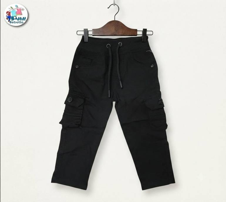 Boys Heavy Fade Clean Look Pure Cotton Cargo Jogger 550F \ G613168