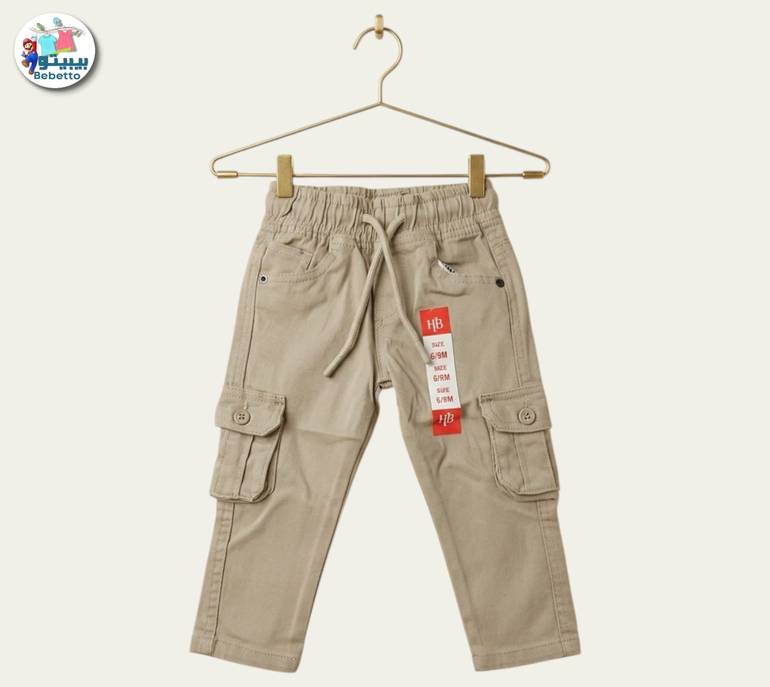 Boys Heavy Fade Clean Look Pure Cotton Cargo Jogger 550E \ G613158