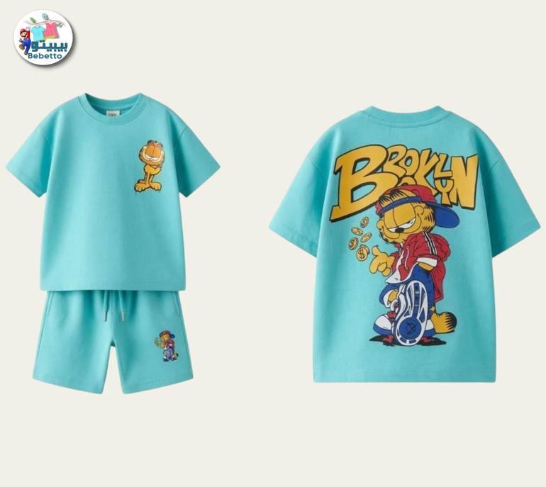 2pcs Short-sleeved T'shirt and matching shorts 700D \ G629108