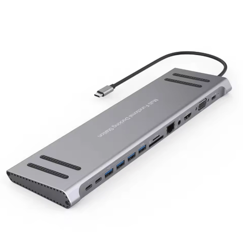 محطة توصيل USB-C متعددة المنافذ 14 في 1