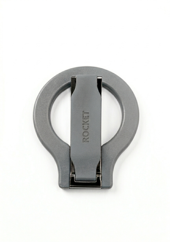 حامل مغناطيسي رمادي اللون من نوع Rocket Grip Magsafe