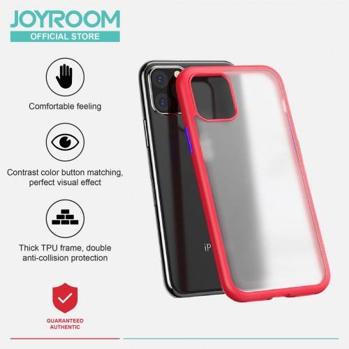 جراب حماية لهاتف joyroom 11 pro max من سلسلة درع البقرة الحمراء