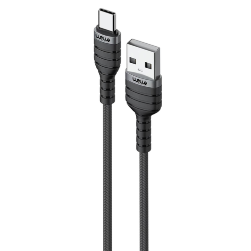 كابل wewe USB-A إلى Type-C بطول 2 متر باللون الأسود