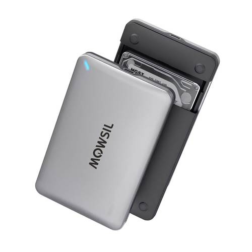 علبة أقراص صلبة Mowsil 2.5 SATASSD من النوع C + USB