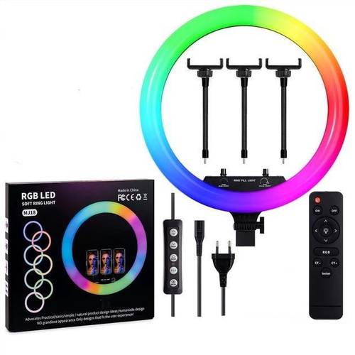 ضوء حلقي ناعم LED RGB