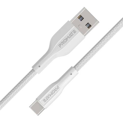 كابل بروميت أو-فليكس USB إلى تايب سي بطول 2 متر - أبيض