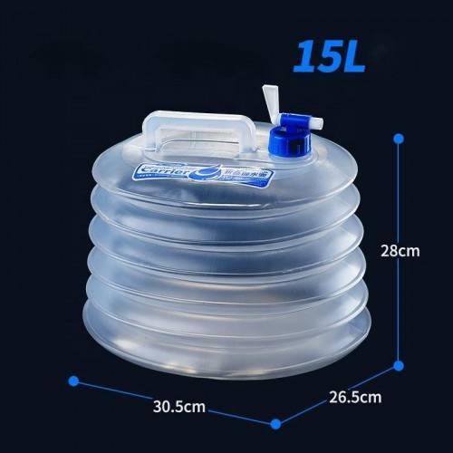 دلو ماء قابل للطي من Naturehike PE سعة 15 لترًا