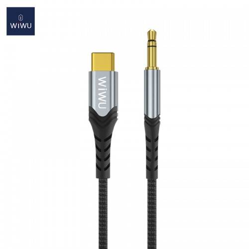 WiWU 3.5 مم إلى النوع c (YP03) أسود