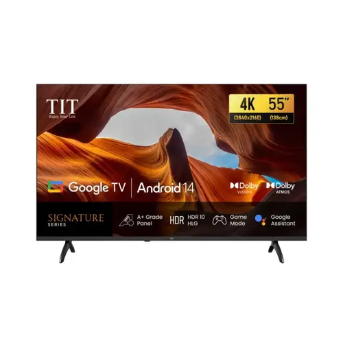 تلفزيون جوجل الذكي TIT T-55G2025 مقاس 55 بوصة بدقة 4K UHD