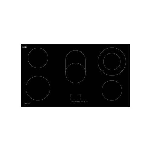 General Supreme Built-In Electric 5 Hobs 90CM, Ceramic, Touch-Control, Black GSM90HE
