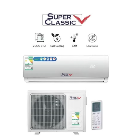 SUPER CLASSIC 21,200 BTU Split Air Conditioner Cooling Only - SCSP-24C