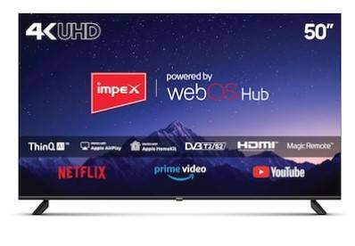 تلفزيون إمبكس فييستا 50 بوصة بدقة 4K QLED - FIESTA-50Q-WEBOS