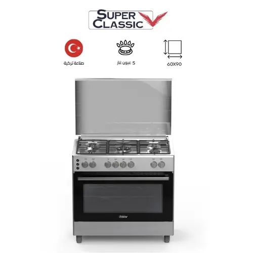فرن سوبر كلاسيك، 5 شعلات 60*90 SCL-9060-501