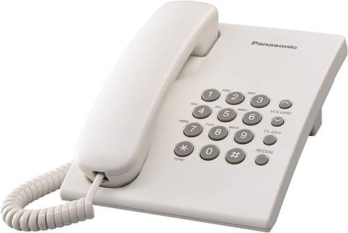 هاتف باناسونيك سلكي بخط واحد (الموديل: KX-TS500MX)
