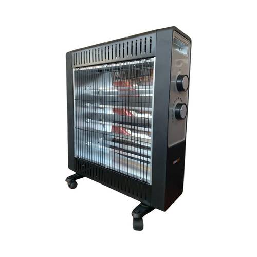 كولن دفاية 4 انابيب 2200 واط اسود وفضي 807-102-004