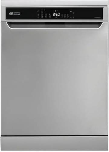 غسالة أطباق جنرال سوبريم، 7 برامج، 13 مكانًا، رفان، فضية اللون، GS-DW1327XVT
