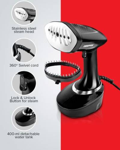  GEEPAS Garment Steamer 1500 Watt GGS-25041