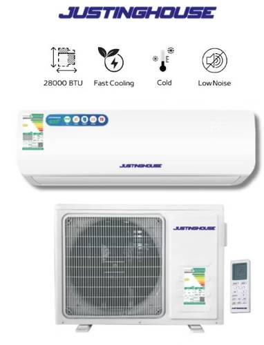 مكيف هواء سبليت من جستنج هاوس، تبريد 28000 وحدة حرارية بريطانية - موديل JUSSP-30C-COOL