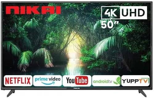نيكاي 50 انش تلفزيون ذكي ، ال اي دي ، 4 كيه الترا اتش دي ، اسود ، UHD50SLED4