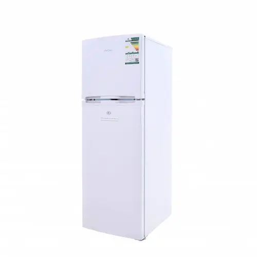 ثلاجة جي في سي برو ببابين سعة 252 لتر لون أبيض GVDS-400W