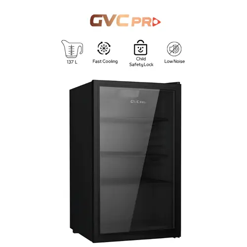 GVC PRO Mini Refrigerator With Glass Door GVRG-195-2