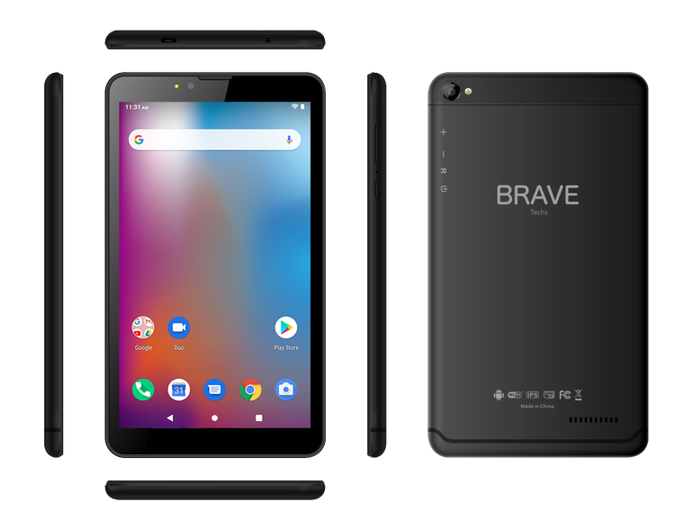 تابلت Brave BT7X1 Plus باللون الأسود بسعة 32GB بشاشة 7inch
